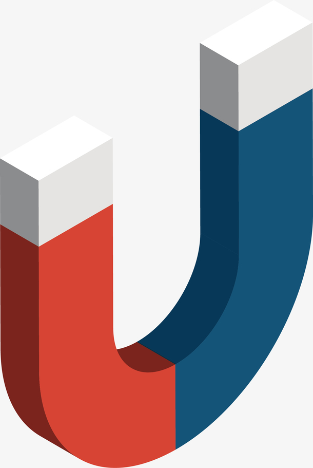 手拿磁铁的男士