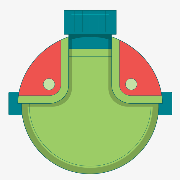 扁平化军用水壶设计