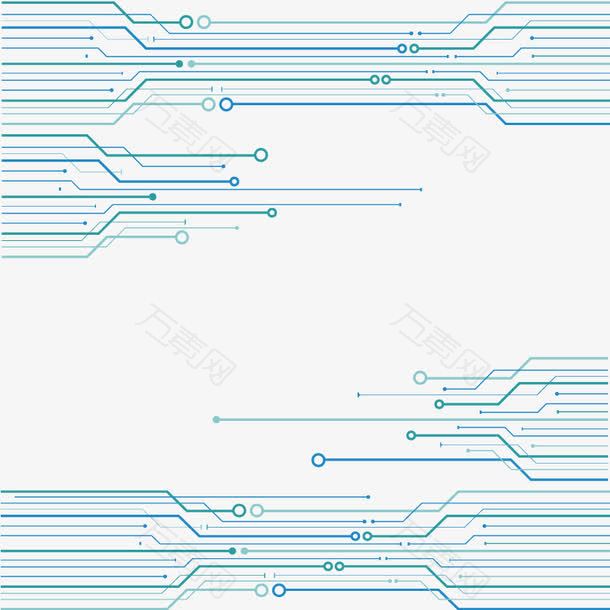 矢量电路芯片纹理背景免费下载