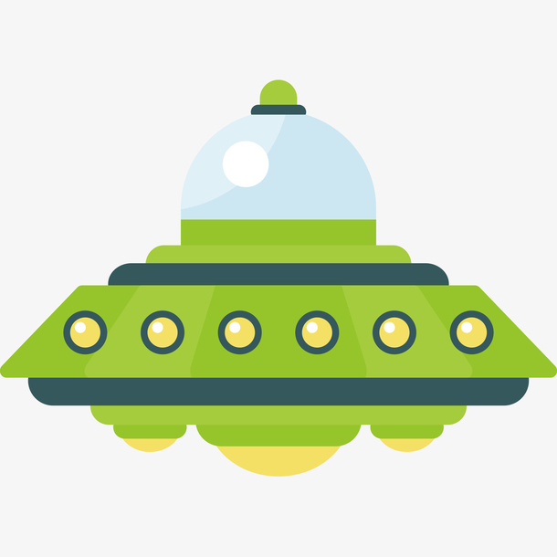 卡通人造飞船素材