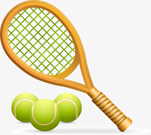 网球运动png元素素材图片下载