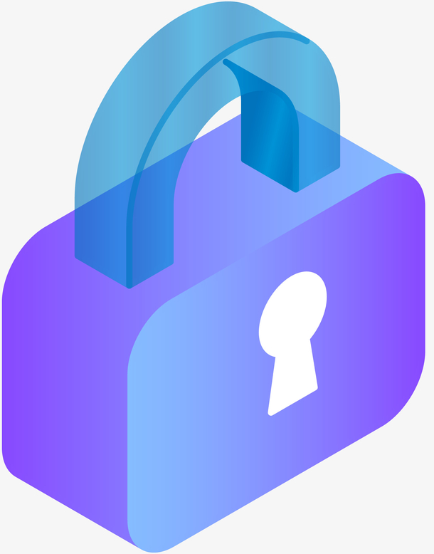 矢量安全锁素材