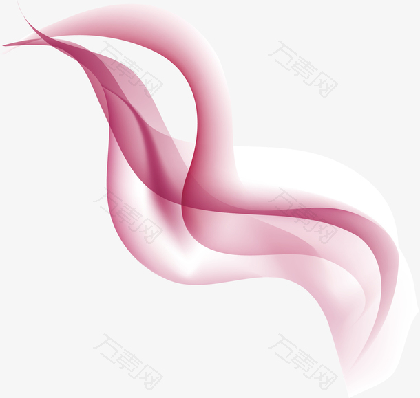 矢量图紫红色波浪纹