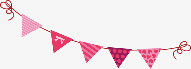 旗子卡通矢量素材