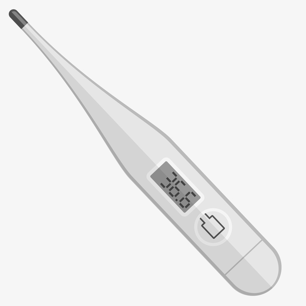 卡通体温计矢量图下载