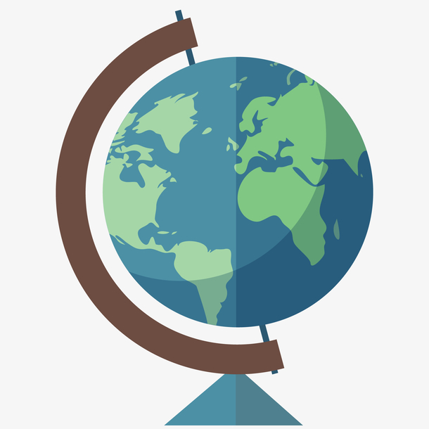 矢量地球仪素材