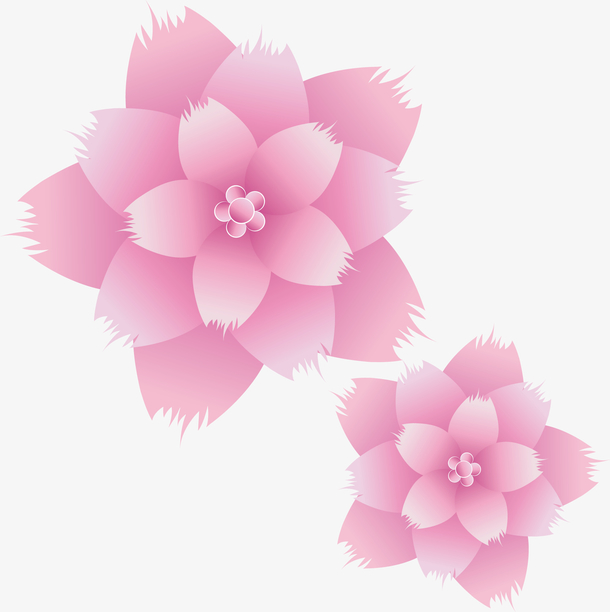 手绘花朵矢量图