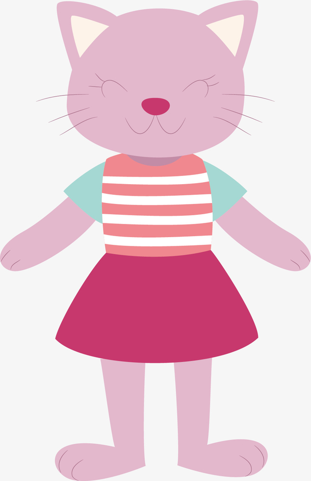 图穿衣服的母猫