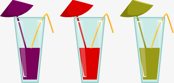 卡通玻璃杯素材