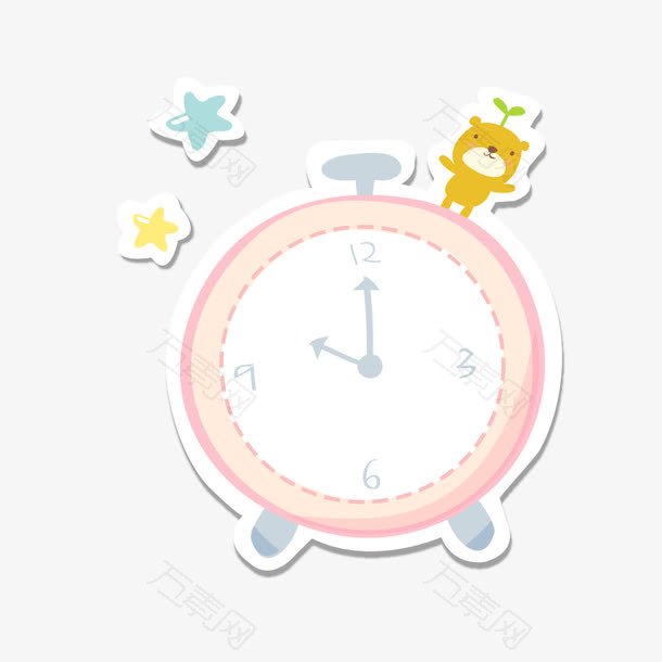 卡通闹钟装饰图片