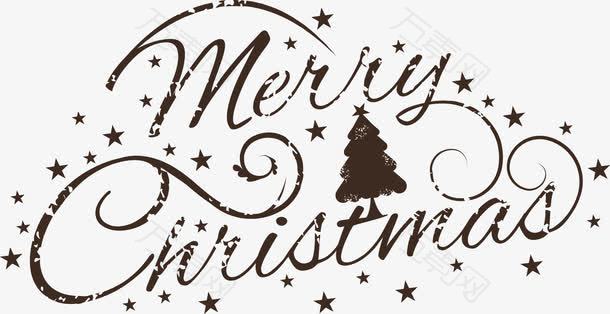 圣诞节英文字母设计