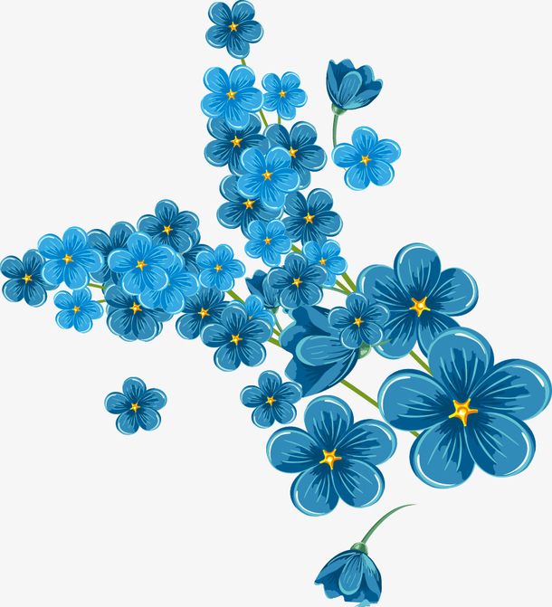 蓝色花束 素材 免费蓝色花束图片素材 蓝色花束素材大全 万素网