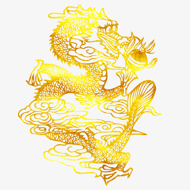 金龙柱png元素素材图片下载-万素网