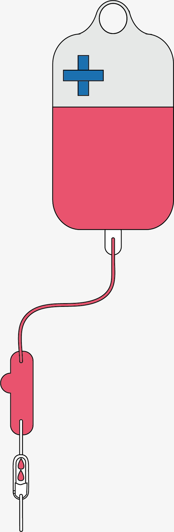 输液用的红色药水