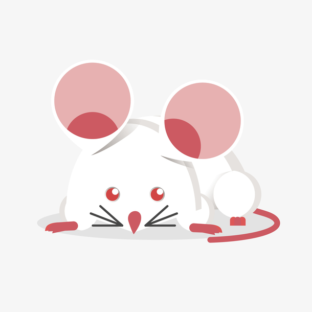 大耳朵可爱设计老鼠