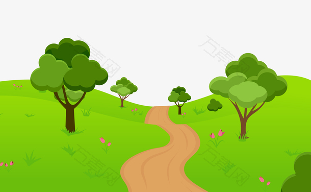 春天外出旅行风景