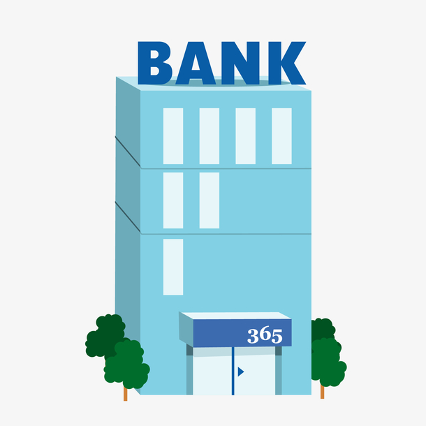 银行大楼卡通图片图片