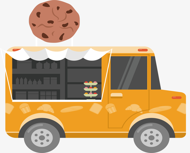 趣多多饼干甜点车