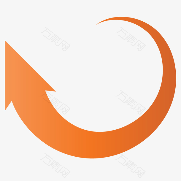 创意红色箭头矢量素材