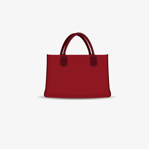 红色女包免抠素材