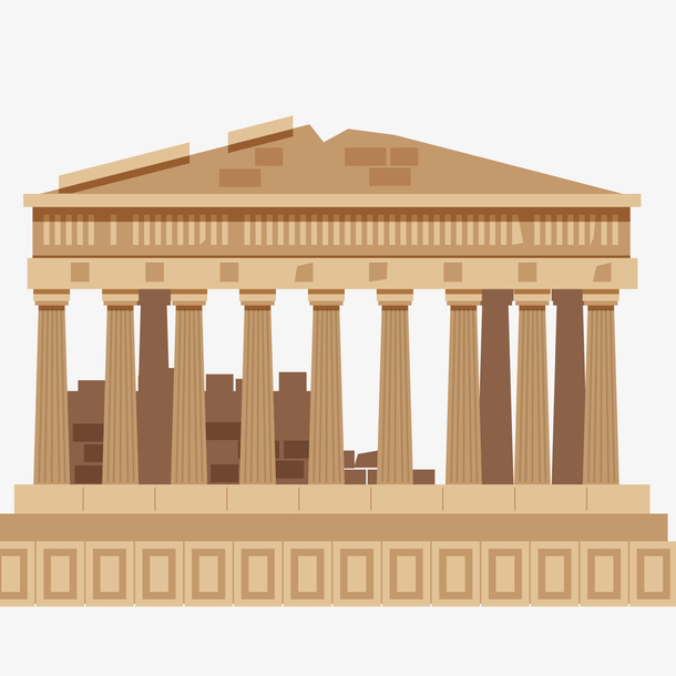 卡通城市建筑物设计