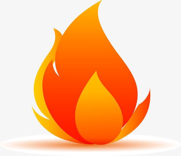 卡通火焰矢量元素