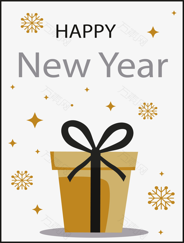 金色新年礼盒