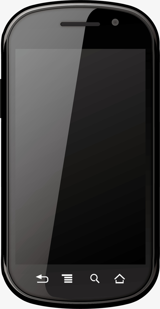 黑色手机正面元素