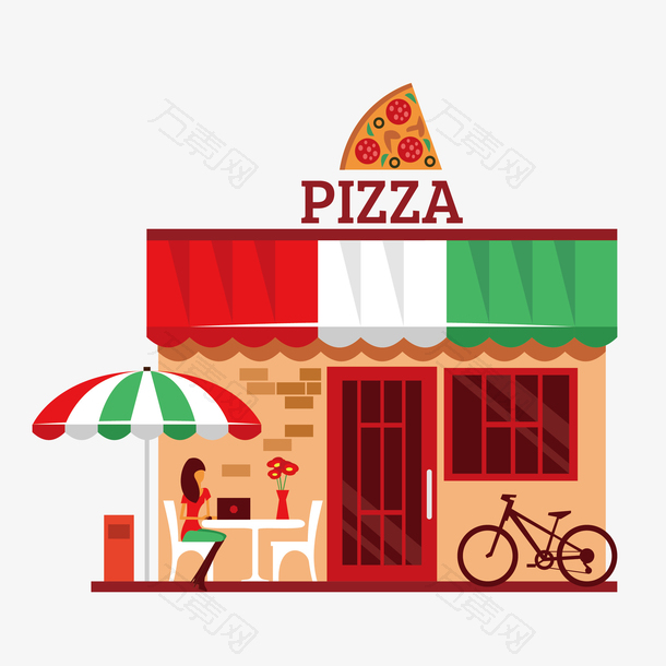 卡通设计创意店铺