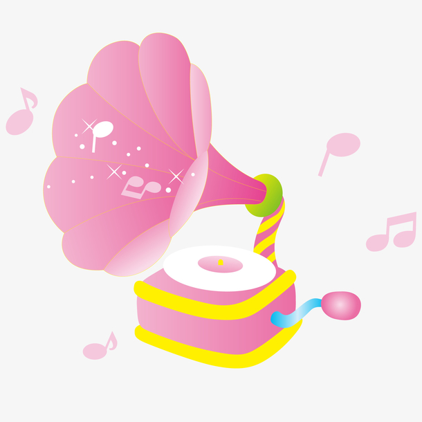 卡通音乐留声机设计