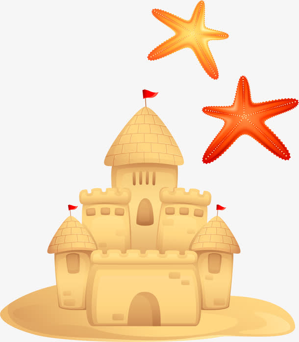 海滩城堡元素