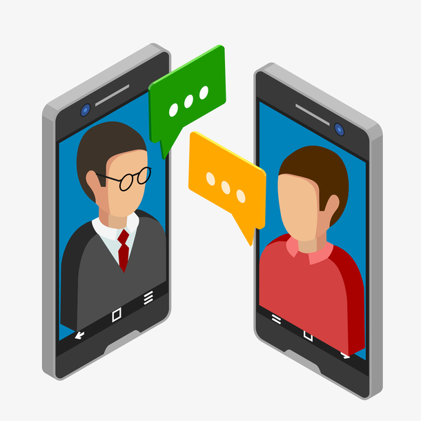 手机视频对话素材