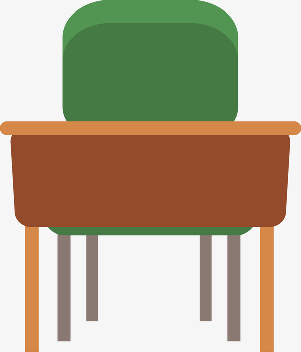 矢量手绘卡通桌子