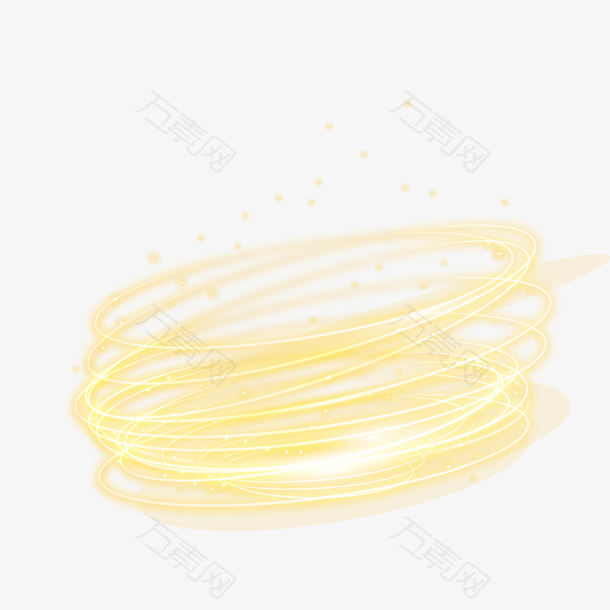 环绕光效矢量元素图