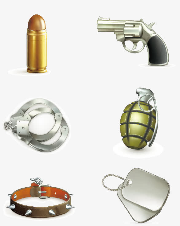 武器装备矢量图标