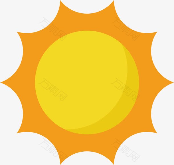 夏天消暑阳光海滩休闲太阳矢量素