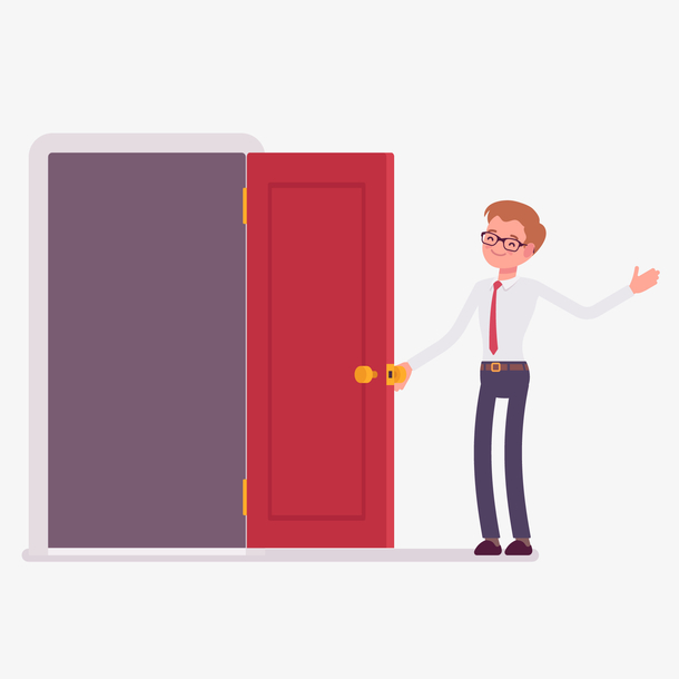 开门png矢量元素