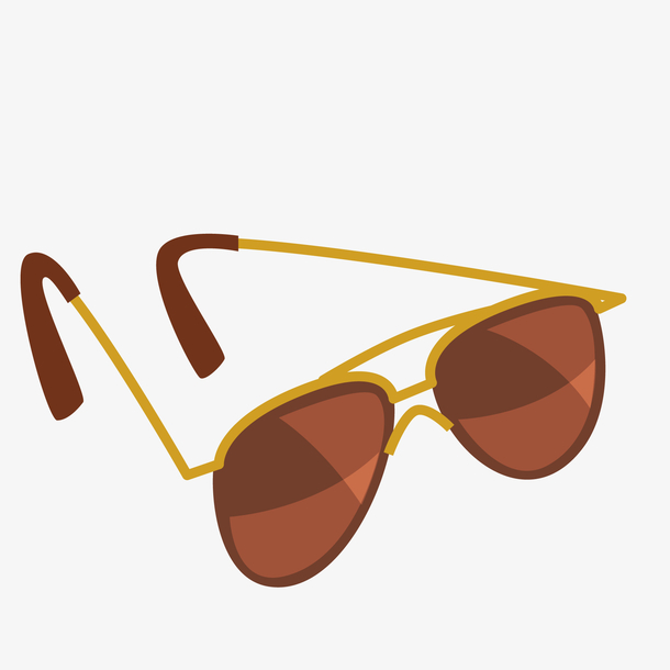 卡通夏季的墨镜设计