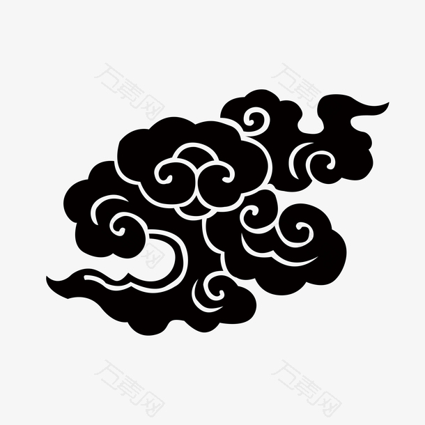 祥云装饰矢量素材