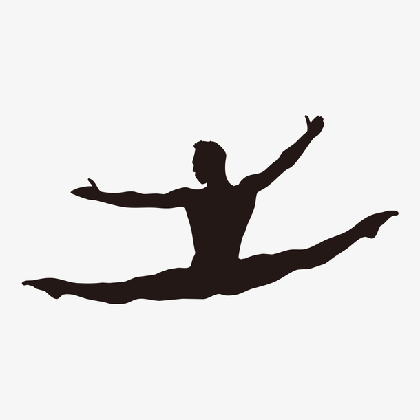 男生跳舞简笔画芭蕾图片