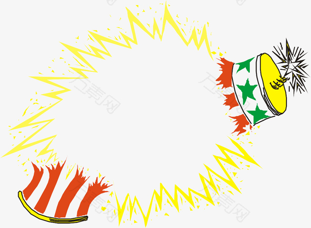 矢量烟花爆竹