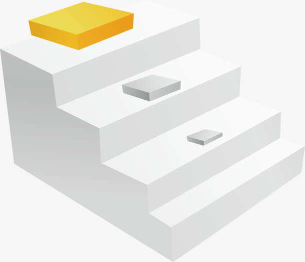 可爱卡通字母颁奖台