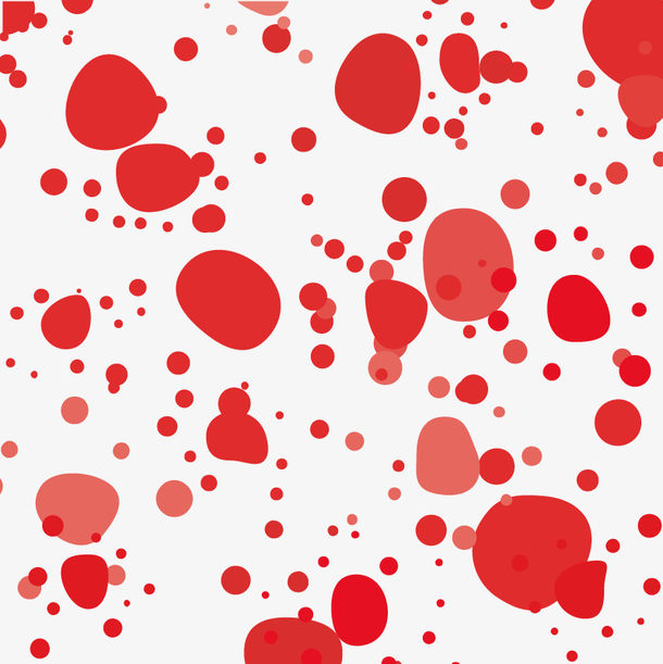 红色墨点底纹