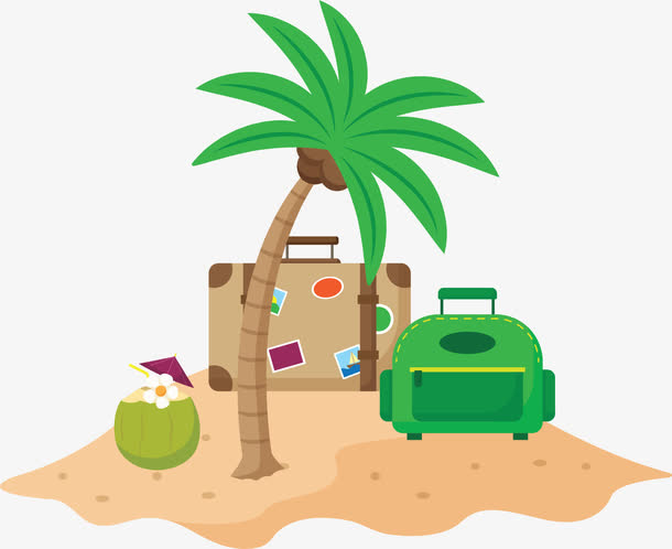 海边沙滩度假小岛