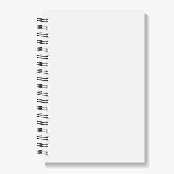 白色翻页笔记本画本