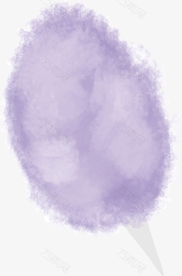 浪漫紫色棉花糖