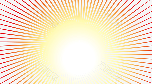 太阳阳光矢量图