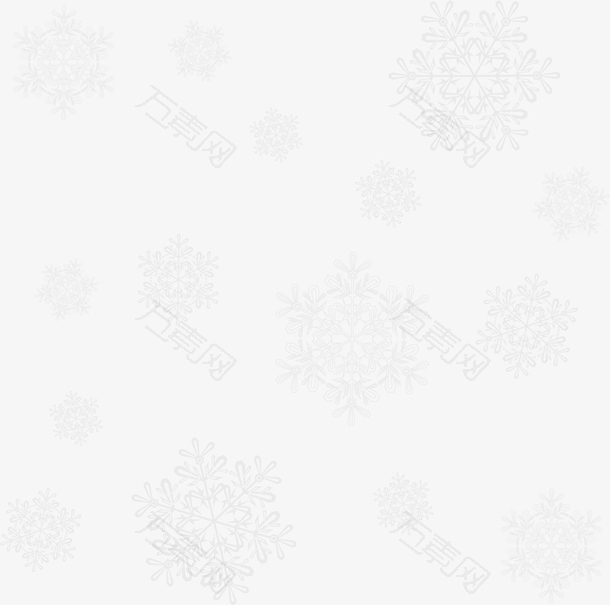 温馨灰色雪花