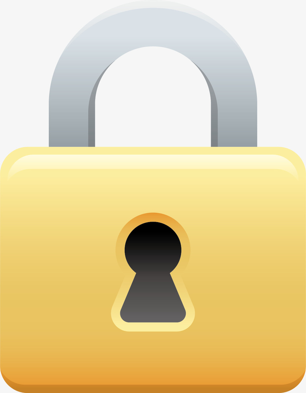 矢量安全锁素材