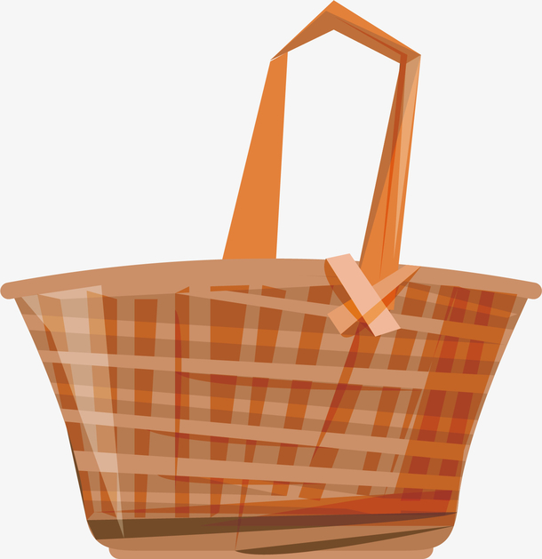 卡通菜篮子矢量图下载